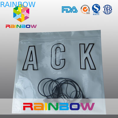 مچ پا مچ پا شفاف سه طرفه پشت کیسه ضد زیپ با زیپ