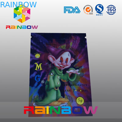 5 گرم OMG سه طرف مهر و موم لوازم آرایشی و بهداشتی لوازم آرایشی و بهداشتی بسته بندی کیسه با زیپ