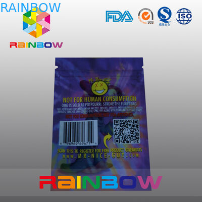 5 گرم OMG سه طرف مهر و موم لوازم آرایشی و بهداشتی لوازم آرایشی و بهداشتی بسته بندی کیسه با زیپ