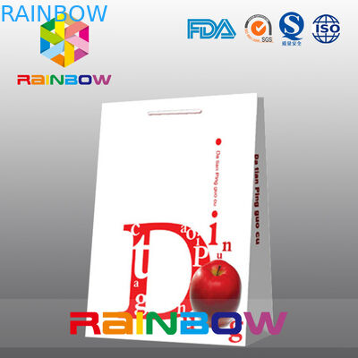 کیف سفارشی کیسه های سفارشی تخت پایین کارتن لوگو کیسه خرید