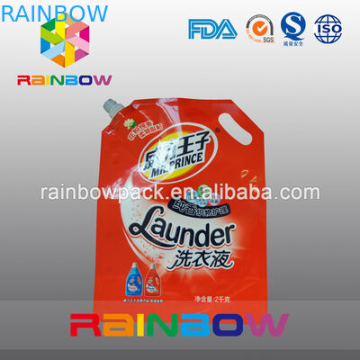 بسته بندی کیسه های بسته بندی / مواد شوینده خشکشویی Doypack با اسپات
