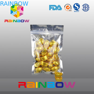 بسته بندی کیسه های اسنک 100 گرم بسته بندی فنجان عقب فویل با زیپ