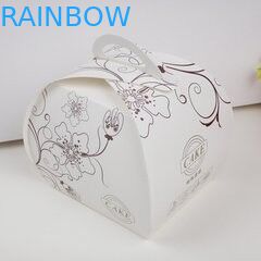 کیسه کاغذ White Kraft برای بسته بندی آبنبات با پنجره جلوی گردان