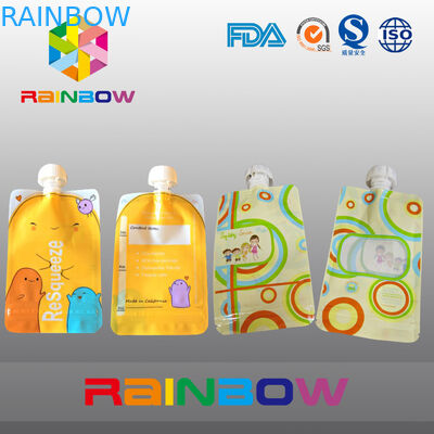 بسته بندی کیسه های کاغذی Custmized، کیسه های نازل برای بسته بندی مایع