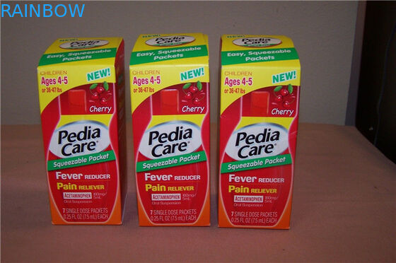 جعبه کاغذ سفارشی چاپ شده برای بسته بندی کاهش دهنده درد، جعبه کاغذ بسته بندی کننده کاغذ درد