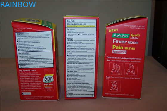 جعبه کاغذ جعبه سفارشی با مهر و موم داغ، قرمز