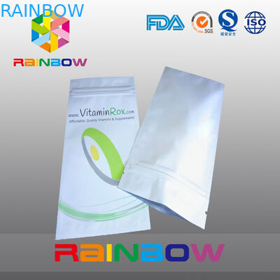 جعبه سفید بسته بندی مواد غذایی بسته بندی مواد غذایی با آلومینیوم فویل سفارشی چاپ شده