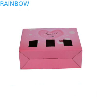 جعبه بسته بندی اتوماتیک جعبه بسته بندی، جعبه مقوایی راه راه با پنجره