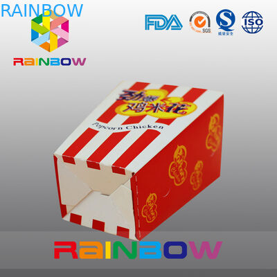 کیسه های کاغذی سفارشی فست فود کیسه های کاغذی مرغ سرخ شده پاپ کورن