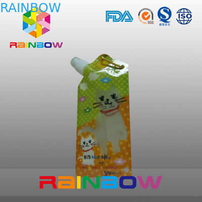 سفارشی چاپ شده را فشار دهید تا کیف چنگال قابل استفاده مجدد برای بسته بندی مایع