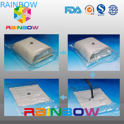 پاک کردن کیسه های فشرده بسته بندی مواد غذایی فشرده / بطری های ذخیره سازی خلاء پلاستیکی