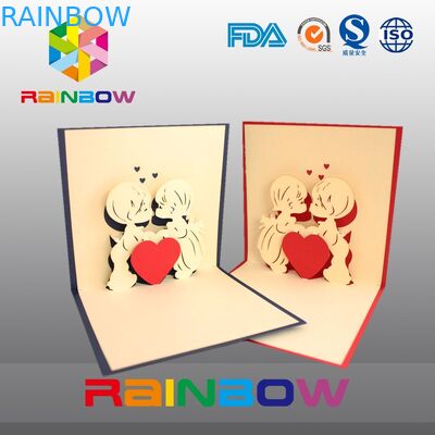 کیسه های کاغذی سفارشی لوکس برای کارت دعوت عروسی با چاپ رنگی