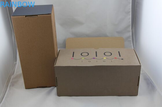 جعبه مقاله بسته بندی شده برای بسته بندی کفش با لوگو سفارشی چاپ شده