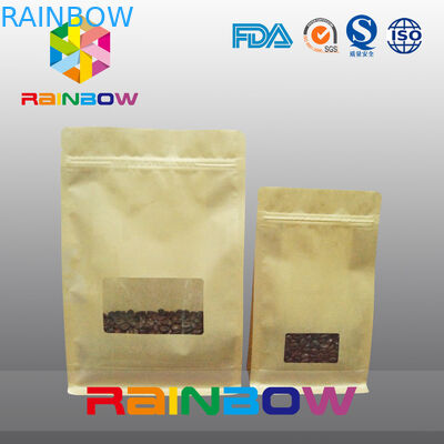 کیسه تخت پایین تخت، چهار تکه مهر و موم بلوک پایین کیسه با پنجره پاک برای قهوه