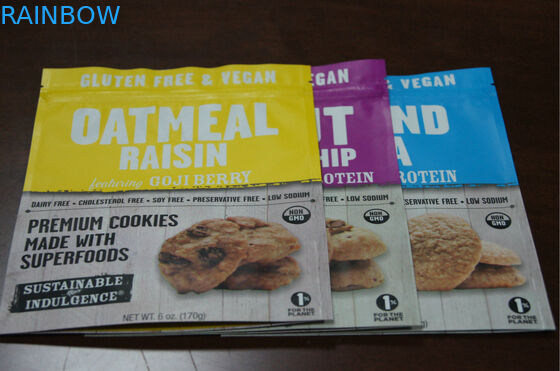 Doypack بسته بندی اسنک مواد غذایی درجه بندی مواد غذایی با Ziplock در طراحی سفارشی