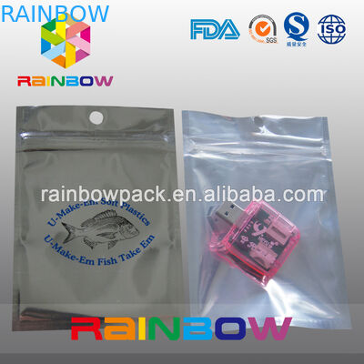 بسته بندی سفارشی ضد استاتیک فویل بسته بندی شده، کیسه های بسته بندی الکترونیک