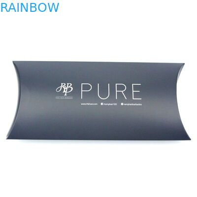 بسته بندی جعبه کاغذ با رنگ مشکی براق با لوگو چاپ شده، خدمات سفارشی ارائه شده است