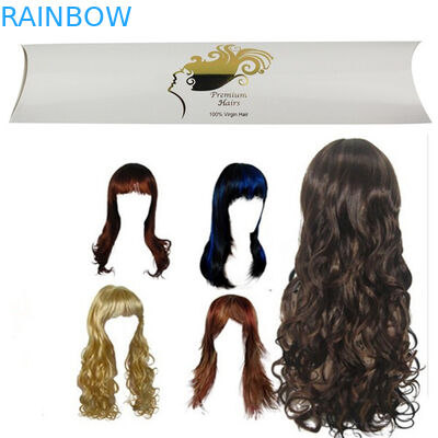 بسته بندی جعبه کاغذ با فرمت پرایمر با لوگوی چاپی و شکل بالش