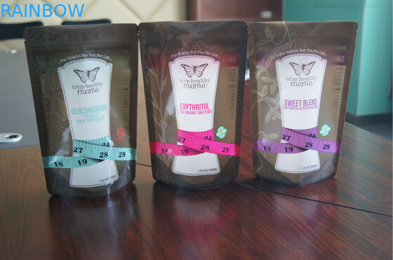 سفارشی پلاستیکی غذای حیوانات خانگی Doypack برای بسته بندی مواد غذایی با Ziplock