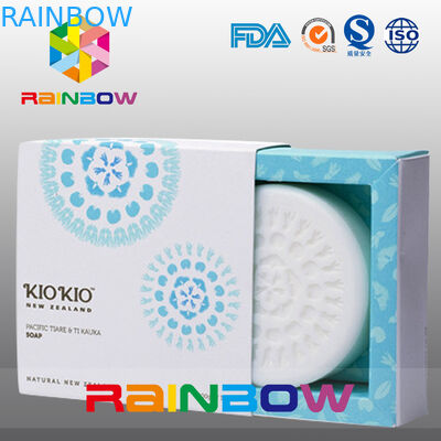 جعبه کاغذ جعبه برای بسته بندی صابون / جعبه صابون سفارشی با پنجره پاک