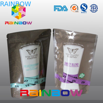 PET / PE laminatied مواد خود مستقل بسته بندی پلاستیک جعبه آب نبات