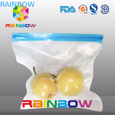 کیسه مخلوط مواد مخزن پلی اتیلن مخزن / کشویی کشویی مواد غذایی کیسه های خلا