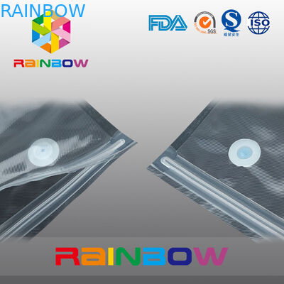 کیسه مخلوط مواد مخزن پلی اتیلن مخزن / کشویی کشویی مواد غذایی کیسه های خلا