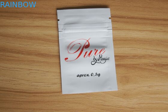 بسته بندی کودهای کوچک Ziplock ضخیم سفید کوچک بسته بندی کیسه های پلاستیکی Seal Suit برای گیاهان رشد می کند