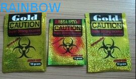 سفارشی چاپ کیسه های پلاستیکی پلاستیکی / CATION ادویه کیسه Potpourri