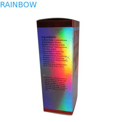 لوگو سفارشی جعبه کاغذ بسته بندی برای لوازم آرایشی و بهداشتی / جعبه بسته بندی آرایشی براق