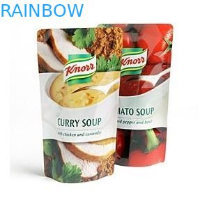 بسته بندی بسته بندی مواد غذایی مناسب برای سوپ کاری / کیسه سوپ خوری ضد آب