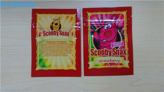 4g Scooby Snax قارچ خوراکی کیسه های بسته بندی Scooby Snax سبز اپل / کیسه های هیپنوتیزم