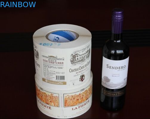 طراحی سفارشی ضد آب قرمز شراب ضخیم آستین برچسب خود چسب بطری برچسب