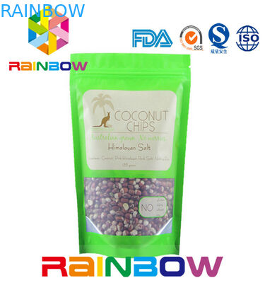 کیسه اسنک سفارشی بسته بندی Ziplock برای بسته بندی دانه ها پایه پایین گاس