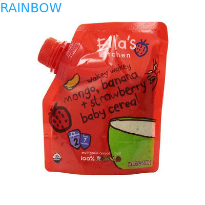 کیسه های غذای کودک قابل استفاده مجدد Doypack BPA Free with Spout Corner