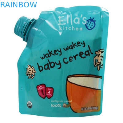 کیسه های غذای کودک قابل استفاده مجدد Doypack BPA Free with Spout Corner
