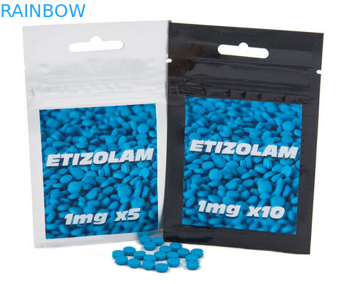 بسته بندی کیسه های آلومینیومی فویل برای گلوله های Etizolam با سوراخ چفت و بست، Doypack تجدید پذیر بخور دادن چای گیاهی pacakging