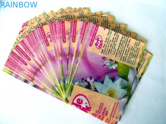 سازگار با محیط زیست برچسب های شلنگ آستین برای شامپو بطری PVC / PET کوچک بسته بندی