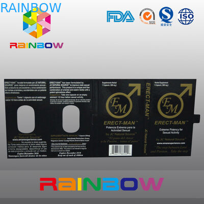 اثر 100٪ ERECT-MEN جعبه قرص های جنسی قرص با جعبه سفارشی کارت