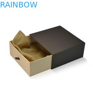جعبه های هدیه جعبه های تزئین شده قلب بسته بندی، جعبه کاغذ کرم قهوه ای اندازه سفارشی