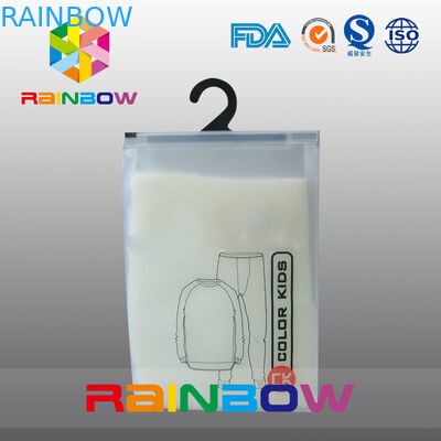 کیف پلاستیکی کیسه های پلاستیکی پلاستیکی با Ziplock برای پارچه های کودکان