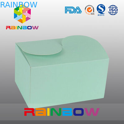 جعبه سبز کرافت برای بسته بندی هدیه، چاپ سفارشی و اندازه