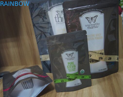 بسته بندی کیسه های پلی کربنات پت / پلی اتیلن با قیمتی متفاوت با بسته بندی زیپ