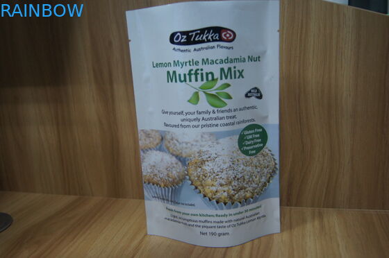 پودر پودر پروتئین پودر / شکر / شیرین کننده کیسه سفارشی بسته بندی Ziplock