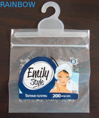 کیسه بسته بندی پلاستیکی Clear Grip Seal Colthes با کیسه آویز / کشویی