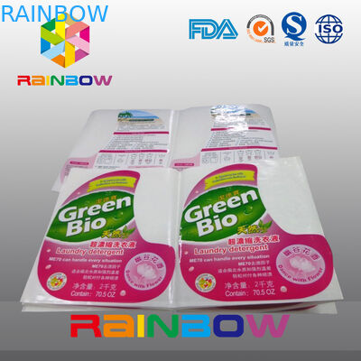 ضد آب بطری پلاستیکی برچسب خود چسب آستین براق برچسب برای بطری های مواد شوینده مایع