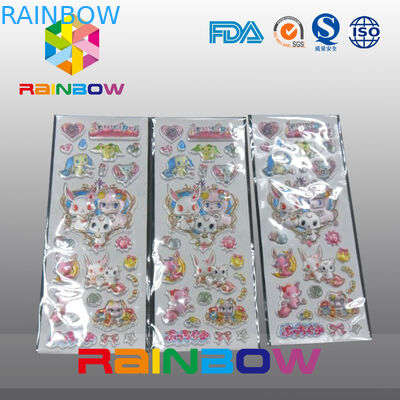 بطری / کیسه های پلاستیکی کاغذ های سفارشی رنگی رنگارنگ نامنظم اقتصادی قابل بازیافت