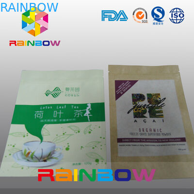 کیسه کاغذ سفارشی چاپ شده کیسه بسته بندی مواد غذایی زیپ Doypack