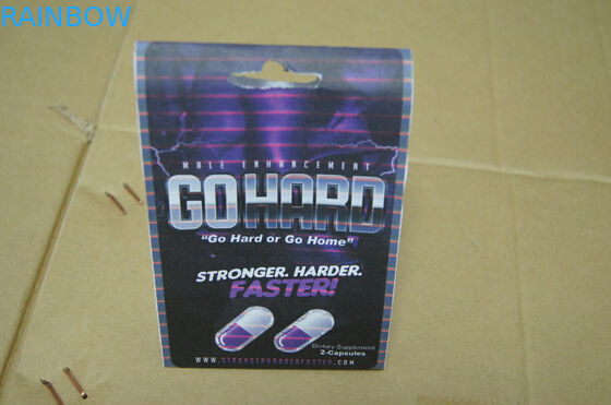 جعبه کاغذ قرمز Mamba برای جعبه های تقویت جنسی مرد / بسته بندی کارت