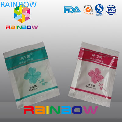 کیسه بسته بندی لوازم آرایشی و بهداشتی بسته بندی سه طرفه برای بسته بندی ژل شامپو / دوش